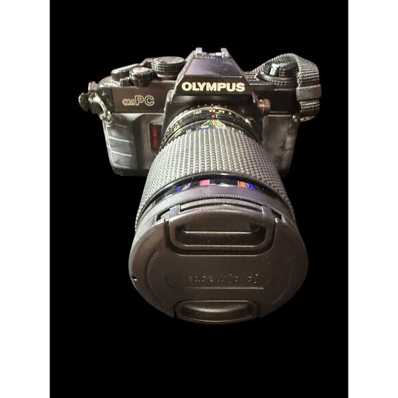 Olympus OM-PC 35mm SLR Film Camera w/ Promaster 28-85mm F/3.5-4.5 Macro Lens